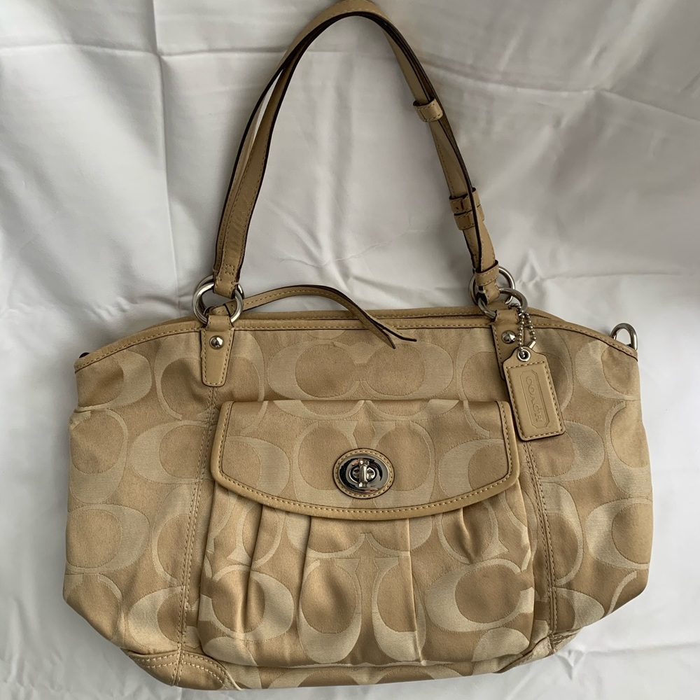 Coach Monogram Tote